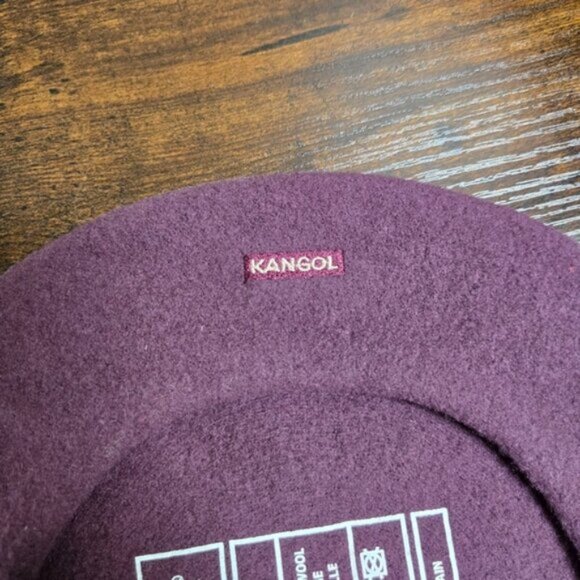 Kangol Women's Purple Modelaine Wool Beret - Picture 5 of 5